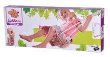 Hojdačky - Drevená hojdačka plocha Plank Swing Outdoor Eichhorn prírodná 140-210 cm dĺžka 40*14 cm a 60 kg nosnosť_4