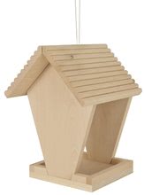 Holzspielzeuge - Futterhäuschen für Vögel aus Holz Outdoor Feeding House Eichhorn Falten und Malen - mit Pinsel und Farben ab 6 Jahren_3