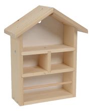 Drevené hračky - Drevený úľ pre včely Outdoor Bee House Eichhorn Poskladaj a vymaľuj - so štetcom a farbami od 6 rokov_2