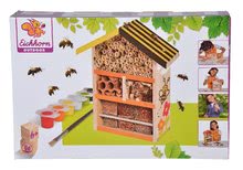 Jucării din lemn  - Stup din lemn pentru albine Outdoor Bee House Eichhorn Asamblează și colorează - cu pensulă și vopsele de la 6 ani_0