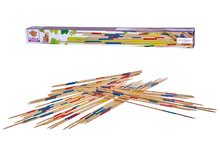 Spoločenské hry pre deti -  NA PREKLAD - Mikado de madera al aire libre Eichhorn Bambú de color 41 varillas 50 cm de largo_3