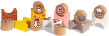 Drevené didaktické hračky -  NA PREKLAD - Animales de granja apilables de madera Eichhorn 14 partes de 24 meses_0
