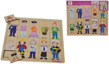 Jocuri educative din lemn - Puzzle din lemn locuri de muncă Lift Out Puzzle Eichhorn 31 piese de la 24 luni_1