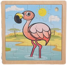 Jocuri educative din lemn - Puzzle din lemn animăluțe Generic Puzzle new Inlay puzzle DP Eichhorn 20 piese 5 modele de la 12 luni_2