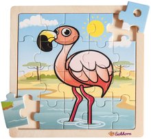 Drevené náučné hry - Drevené puzzle zvieratká Generic Puzzle new Inlay puzzle DP Eichhorn 20 dielov 5 druhov od 24 mes_6