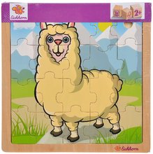 Lernspiele aus Holz - Holzpuzzle Tiere Generic Puzzle new Inlay puzzle DP Eichhorn 20 Teile 5 Typen ab 24 Monaten_11