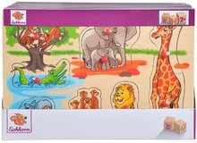 Drevené náučné hry - Drevené puzzle Generic Puzzle DP Eichhorn 9 dielov safari farma vozidlá od 24 mes_10
