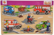 Lernspiele aus Holz - Holzpuzzle Generic Puzzle DP Eichhorn 9 Teile Safari-Farmfahrzeuge ab 24 Monaten_9