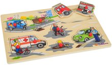Drevené náučné hry - Drevené puzzle Generic Puzzle DP Eichhorn 9 dielov safari farma vozidlá od 24 mes_6