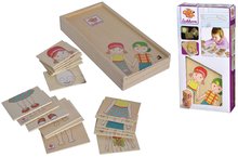 Drevené náučné hry - Drevené puzzle ľudské telo Body Puzzle with Wooden Box Eichhorn 18 dielov v boxe od 24 mes_2