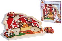 Jouets didactiques en bois - Puzzle en bois Ferme Puzzle avec son Eichhorn 5 animaux avec son à partir de 24 mois._3