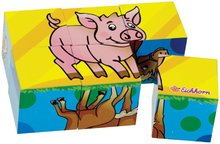 Märchenwürfel - Holzpuzzles, Würfel Picture Cube Small Eichhorn 6 Würfel mit 6 Motiven ab 24 Monaten_0