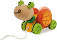 Ťahacie hračky - Drevená korytnačka na ťahanie Pull along Animal Turtle Eichhorn od 12 mes_0