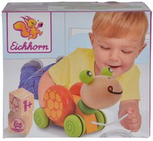 Igrače za vlečenje - Lesena želvica za vlečenje Pull-along Animal Turtle Eichhorn od 12 mes_1