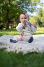 Rasseln und Beißringe - Holzset für die Kleinsten Natur Baby Pure Eichhorn Beißring Rassel Kuschelspielzeug und Kette 5 Arten ab 0 Monate_4