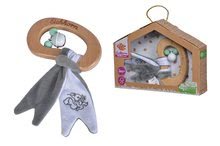 Sonagli e massaggiagengive - Sonaglio in legno con campanella Bio 100% Natur Baby Pure Rattle Eichhorn con maniglia e orecchie di peluche a partire da 3 mesi_0