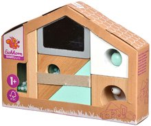 Jouets didactiques en bois - Boîtes d'apprentissage en bois avec sons Baby Pure Sensor Sound Blocks Eichhorn Avec 6 pièces à partir de 12 mois_2