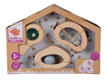 Drewniane zabawki edukacyjne - Drewniane klocki dydaktyczne Baby Pure Explorer Blocks Eichhorn z dźwiękiem i kalejdoskopem, od 12 miesiąca życia_1