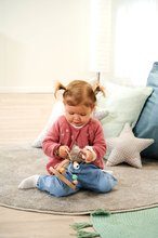 Drevené didaktické hračky - Drevený labyrint so zvončekom a zrkadlom Baby Pure Bead Maze Eichhorn hra s 2 dráhami od 12 mes_5