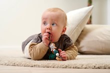 Hochets et jouets de dentition - Chaîne en bois pour sucette Baby HIPP Dummy Chain Eichhorn avec des perles 19 cm à partir de 0 mois_0