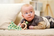 Hrkálky a hryzátka - Drevená hrkálka Baby HIPP Grasping Toy Eichhorn s handričkou na maznanie od 12 mes_1