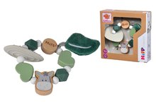 Zvečke i grizalice - Drvena grickalica sa silikonom Baby HIPP Teether Eichhorn s kuglicama na obruču od 12 mjes_1