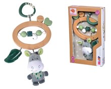 Hochets et jouets de dentition - Jouet en bois Baby HIPP Mobile Eichhorn Avec un âne en peluche à partir de 12 mois_0