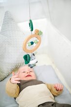 Grzechotki i gryzaki - Drewniana grzechotka Baby Hipp Mobile Eichhorn z pluszowym osiołkiem, od 12 miesiąca życia_3
