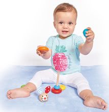 Jouets didactiques en bois - Lapin en bois Stacking Rabbit Baby Eichhorn, jouet empilable avec des oreilles en peluche, d'une hauteur de 18 cm, à partir de 12 mois_0