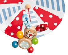 Carusel pătuț - Carusel din lemn Rabbit with Skydive Baby Eichhorn deasupra pătuțului cu iepuraș de la 0 luni_1