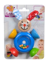 Sonagli e massaggiagengive - Sonaglio in legno Coniglietto  Rabbit 2in1 Baby Eichhorn coniglietto con le palle nella pancia dai 3 mesi_1