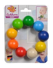 Hochets et jouets de dentition - Jouet en bois Beads Baby Eichhorn, hochet avec des billets en bois, à partir de 3 mois_1