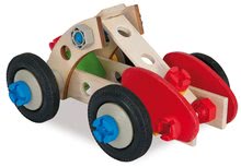 Fa építőjátékok Eichhorn - Fa építőjáték sportkocsik Constructor Racer Eichhorn 3 modell (minibuggy, forma 1, versenyautó) 50 darabos 3 évtől_2
