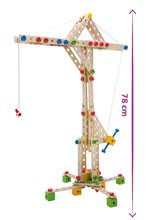 Giochi di costruzioni in legno Eichhorn - Costruzione in legno mulino a vento Constructor Windmill Eichhorn 8 modelli (mulino, gru, aereo, aereo da caccia, catamarano, macchina, ponte, gru per container) 300_6