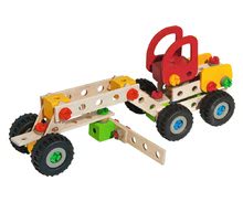 Giochi di costruzioni in legno Eichhorn - Costruzione in legno mietitrebbia Constructor Mobile Harvester Eichhorn tre modelli (mietitrebbia, macchina da lavoro camion) 140 pezzi dai 5 anni_1