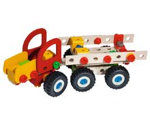 Giochi di costruzioni in legno Eichhorn - Costruzione in legno mietitrebbia Constructor Mobile Harvester Eichhorn tre modelli (mietitrebbia, macchina da lavoro camion) 140 pezzi dai 5 anni_2