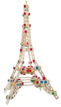 Dřevěné stavebnice Eichhorn - Dřevěná stavebnice Eiffelova věž Constructor Eiffel Tower Eichhorn 3 modely (Eiffelova věž, větrný mlýn, Vítězný oblouk) 315 dílů od 6 let_0