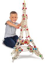 Jocuri de construit din lemn Eichhorn - Joc de construit din lemn turnul Eiffel Constructor Eiffel Tower Eichhorn 3 modele (turnul Eiffel, moară de vânt, Arc de triumf) 315 piese de la 6 ani_1