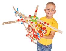 Jeux de construction en bois Eichhorn - Kit de construction en bois hélicoptère Constructor Helicopter Eichhorn 5 modèles (hélicoptère, avion de chasse, bateau, remorqueur, hydravion) 225 pièces à partir de 6 ans_8