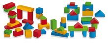 Dřevěné kostky - Dřevěné kostky barevné Coloured Wooden Blocks XL Baby Eichhorn extra velké 50 kusů velikost 40 mm od 12 měsíců_4