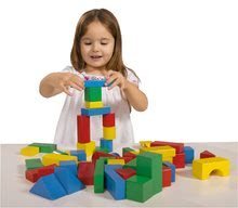 Cuburi din lemn - Cuburi din lemn colorate Coloured Wooden Blocks XL Baby Eichhorn extra mari 50 buc de la 12 luni dimensiunea 40 mm_0