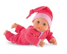 Păpuși de la 18 luni - Bebe Calin Myrtille Corolle cu ochi căprui clipitori și biluțe 30 cm de la 18 luni_0