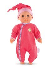 Igrače dojenčki od 18. meseca - Dojenček Bébé Calin Myrtille Corolle z rjavimi mežikajočimi očkami in polnila iz kroglic 30 cm od 18 mes_1
