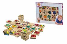 Drewniane zabawki edukacyjne - Drewniana gra pekseso Picture Memory Game Eichhorn z 20 obrazkami na 40 elementach_1