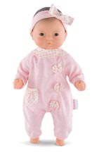 Igrače dojenčki od 18. meseca - Dojenček Bebe Calin Mila Corolle s črnimi mežikajočimi očkami in trepalnicami 30 cm od 18 mes_1