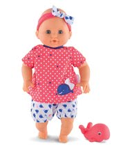 Lutke za djecu od 18 mjeseci - Lutka za kupanje Bebe Bath Oceane Corolle s plavim trepćućim očima i ribom 30 cm od 18 mjeseci_1