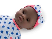 Panenky od 18 měsíců - Panenka na koupání Bebe Bath Alyzee Corolle s černýma mrkacíma očima s rybou 30 cm od 18 měs_1
