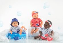 Puppen ab 18 Monaten - Puppe für Bad Bebe Bath Marin Corolle mit blauen Scheraugen und Fisch 30 cm ab 18 Monaten_3