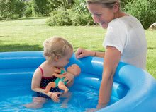Játékbabák 18 hónapos kortól - Játékbaba fürdéshez Bebe Bath Plouf Fuchsia Corolle kék pislogó szemekkel 30 cm 18 hó-tól_5