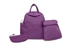 Wickeltaschen für Kinderwagen - Wickeltasche Infinity 5in1 toTs-smarTrike mit Innentasche und Thermopack für Flasche lila_0